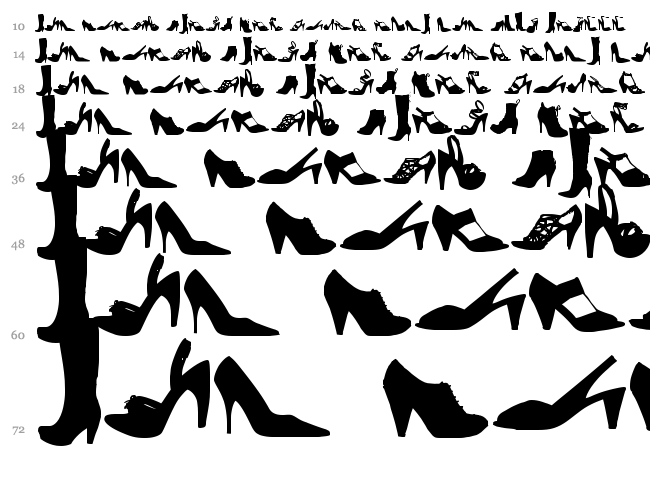 WC Fetish Bta font waterfall